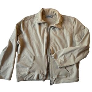 WindRiver Beige Full Zip Up Jacket 2X 23in P2P Corduroy Details